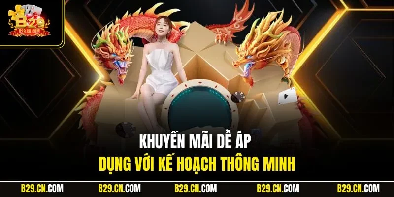 Khuyến mãi dễ áp dụng với kế hoạch thông minh